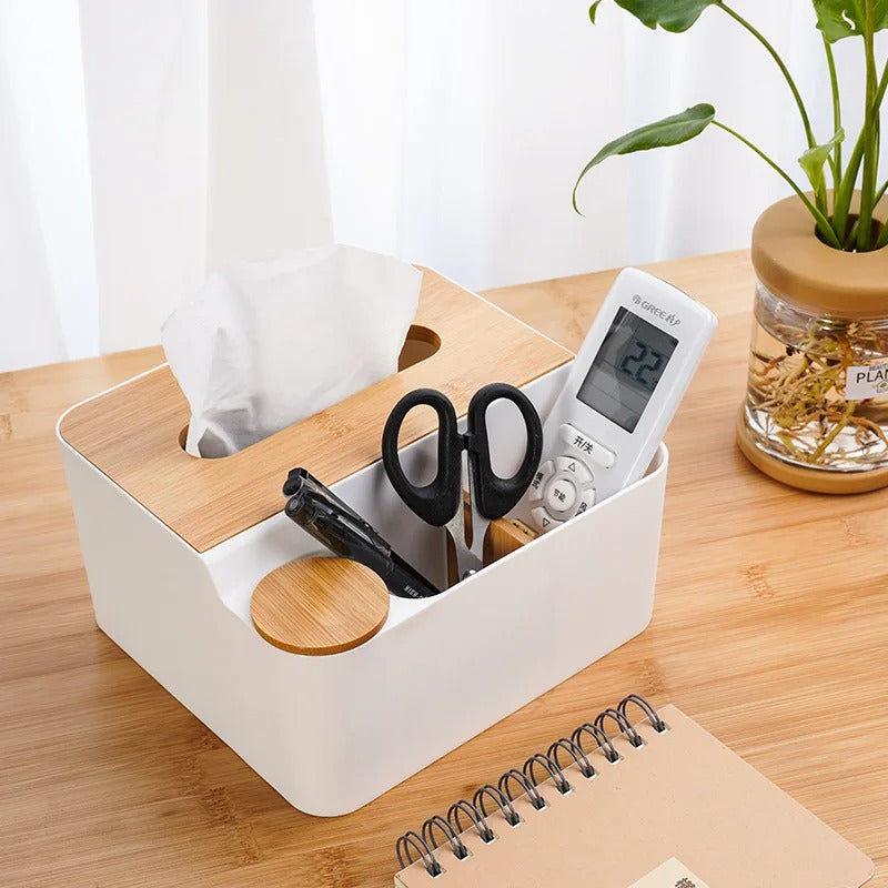 Dispensador pañuelos organizador