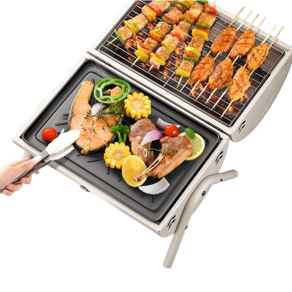 Parrilla carbon asador portatil
