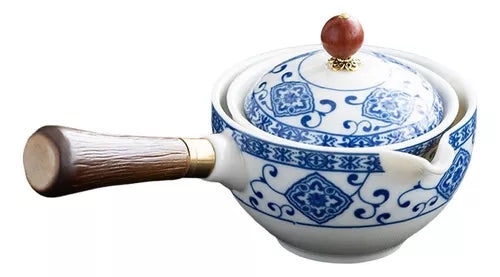 Tazas De Té De Cerámica De mano Giratoria De 360°