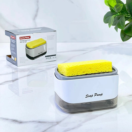 Dispensador de jabón con soporte