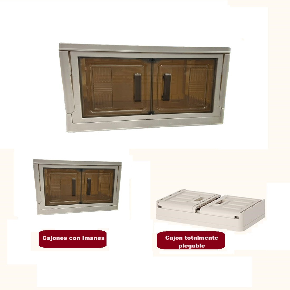 Contenedor de almacenamiento plegable