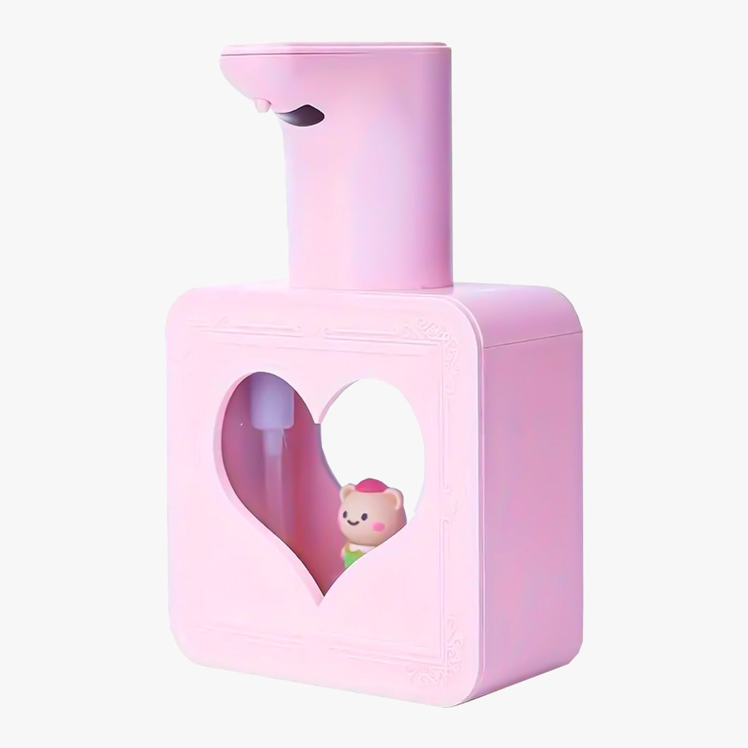 Dispensador de jabón liquido corazón