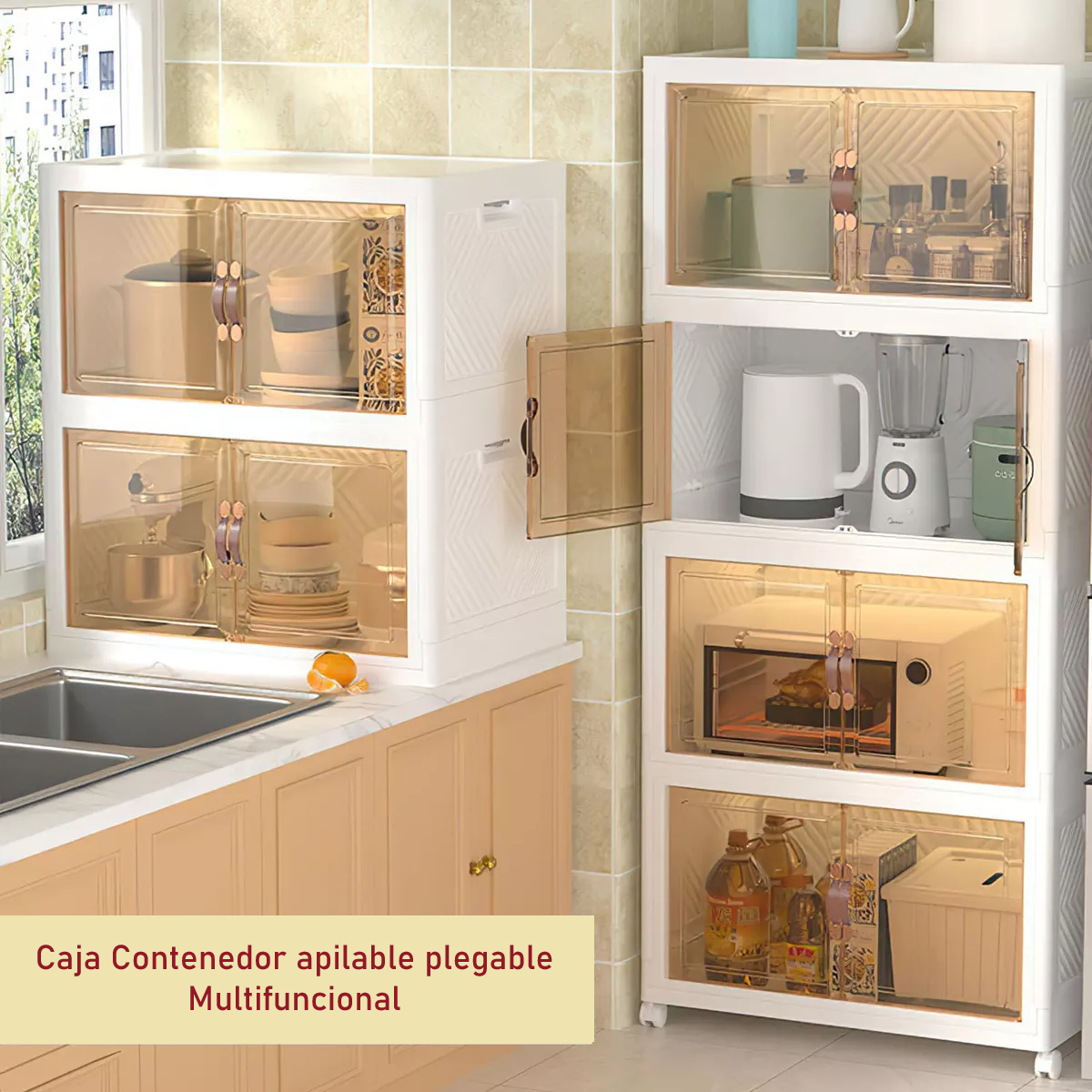 Contenedor de almacenamiento plegable