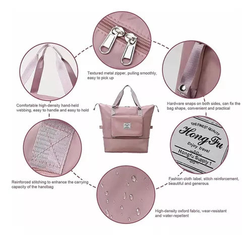 Bolso Dama Expandible Bolsillo