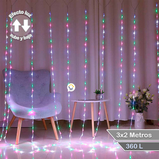 Cascada Led 3X2 Metros