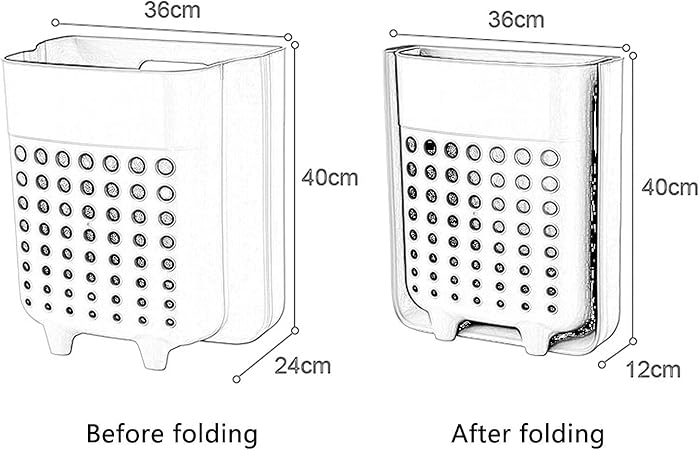 Cesta organizador plegable ropa
