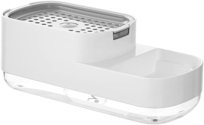 Dispensador De Jabon Con Esponja Cocina