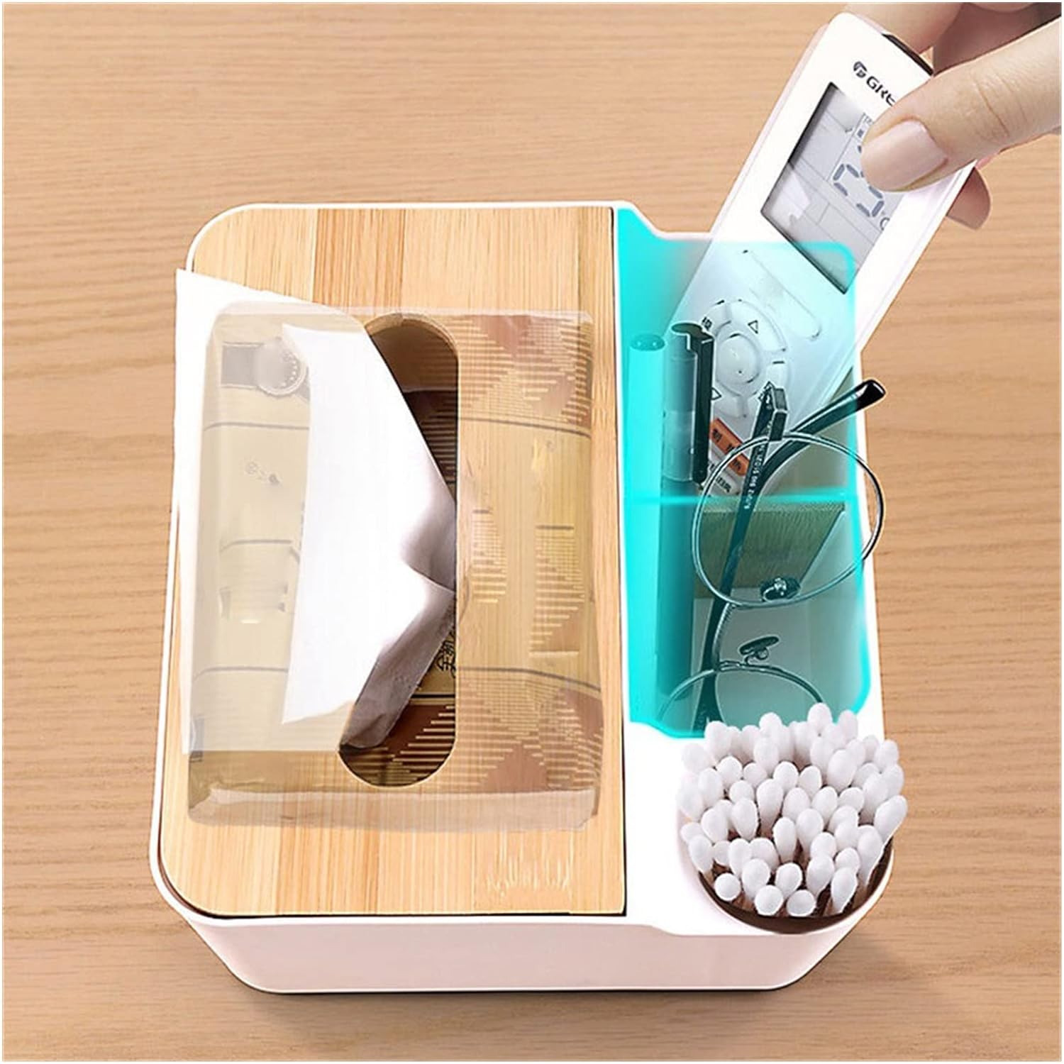 Dispensador pañuelos organizador