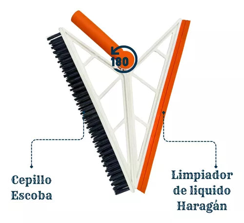 Escoba Con Mango Retráctil 2 en 1