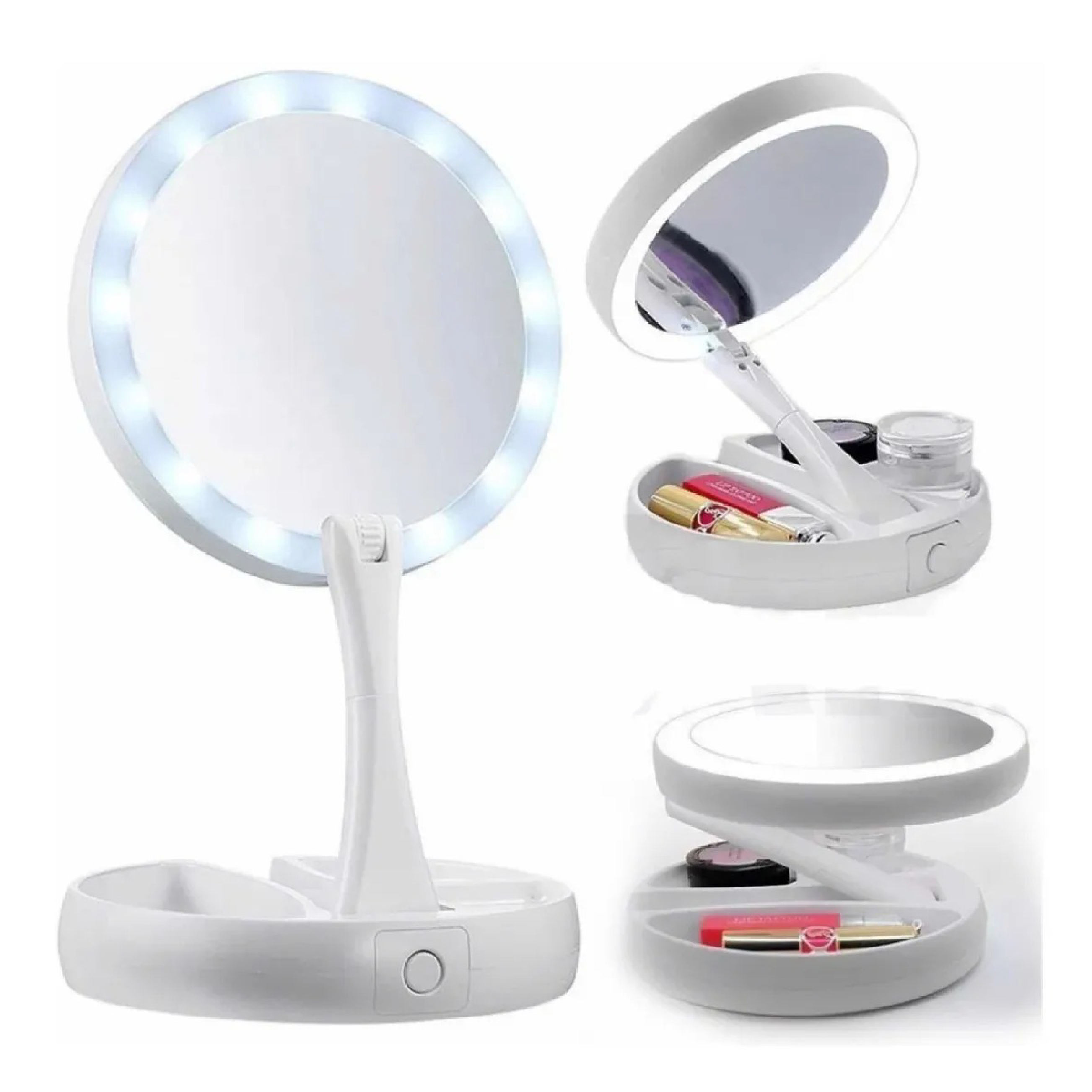Espejo led tocador redondo