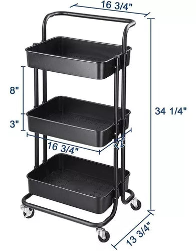 Estanteria de almacenamiento 3 niveles
