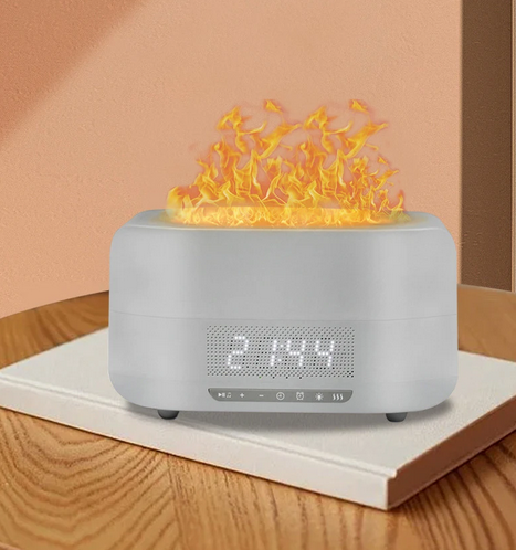 Humidificador Con Parlante Reloj Ms 030