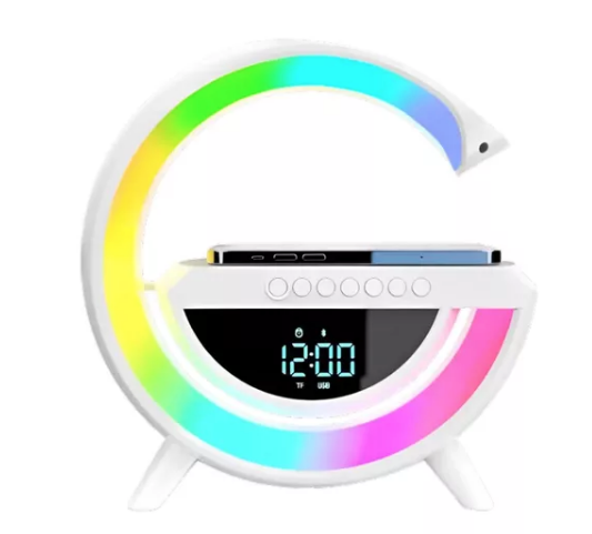 Lampara Parlante G Mesa Luz Led Carga