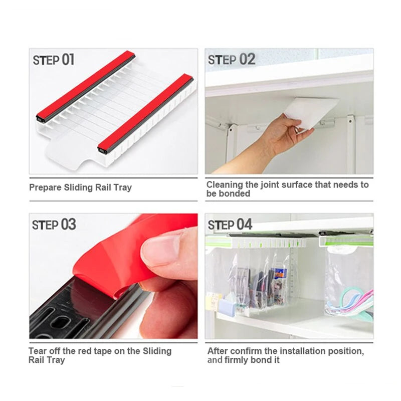 Organizador de bolsas ziploc