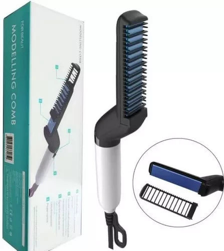 Plancha Cepillo Para Hombre Alisa Y Peina