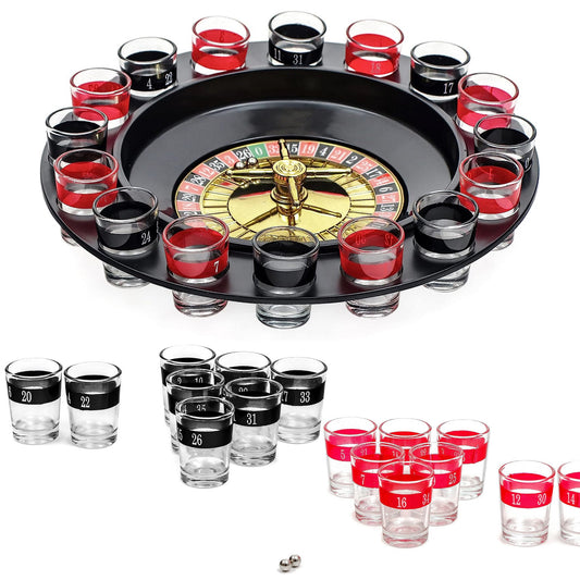 Ruleta tragos shots 16 copas juego adulto