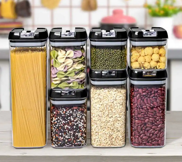 Set Organizador De Granos Para Cocina 7 Pcs