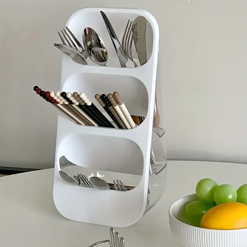 Organizador Porta Cubiertos 3 Compartimentos