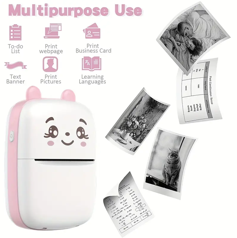 Mini Impresora Térmica Portátil De Bolsillo