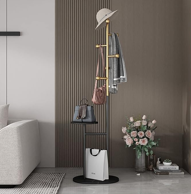 Perchero organizador ropa y accesorios