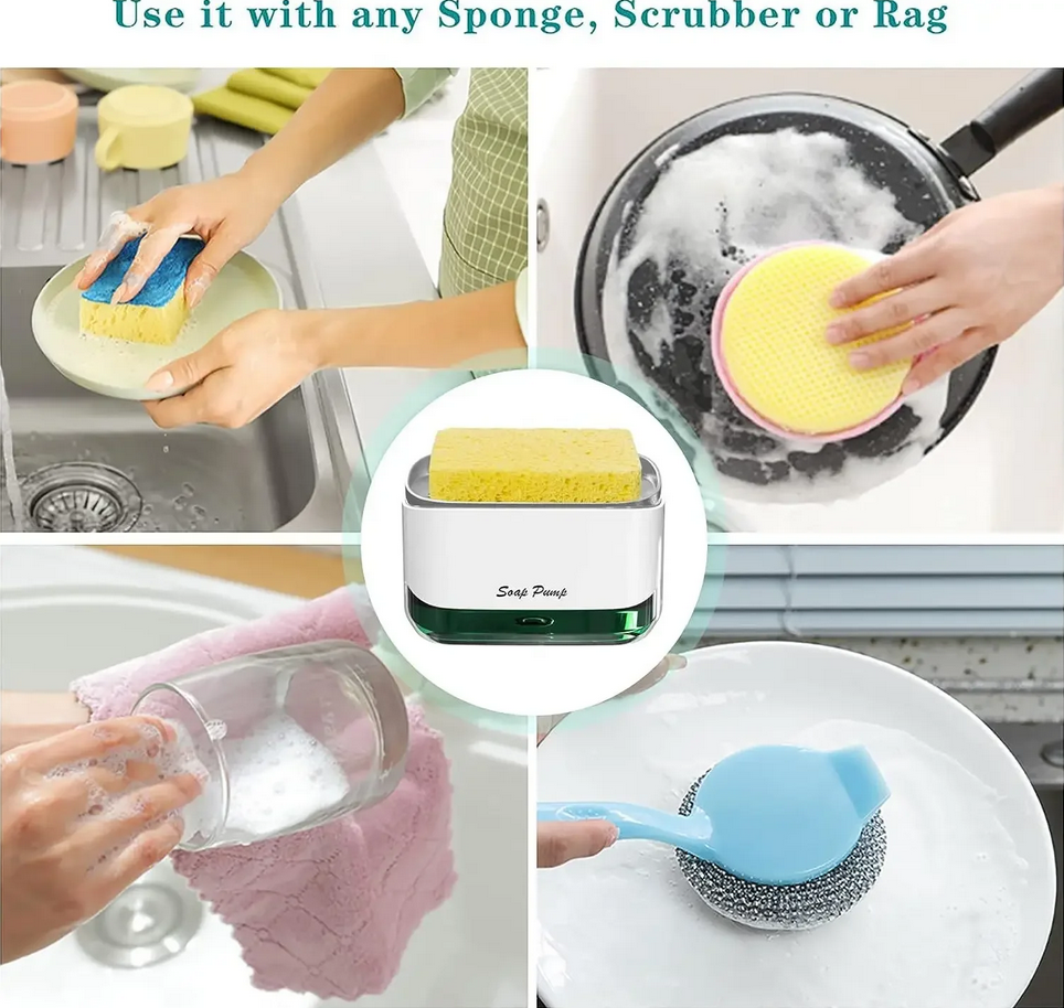 Dispensador de jabón con soporte