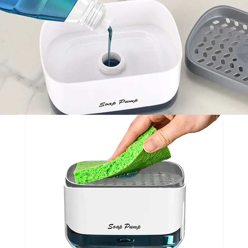 Dispensador de jabón con soporte