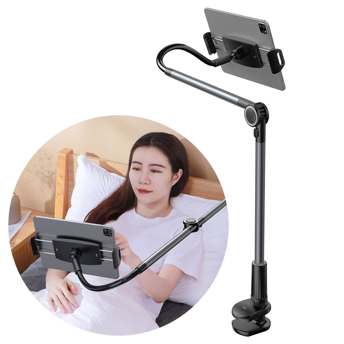 Soporte giratorio Base de Cel y tablet