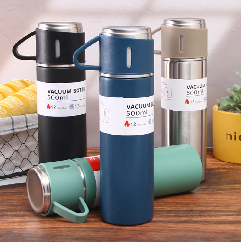 Termo portátil con tazas
