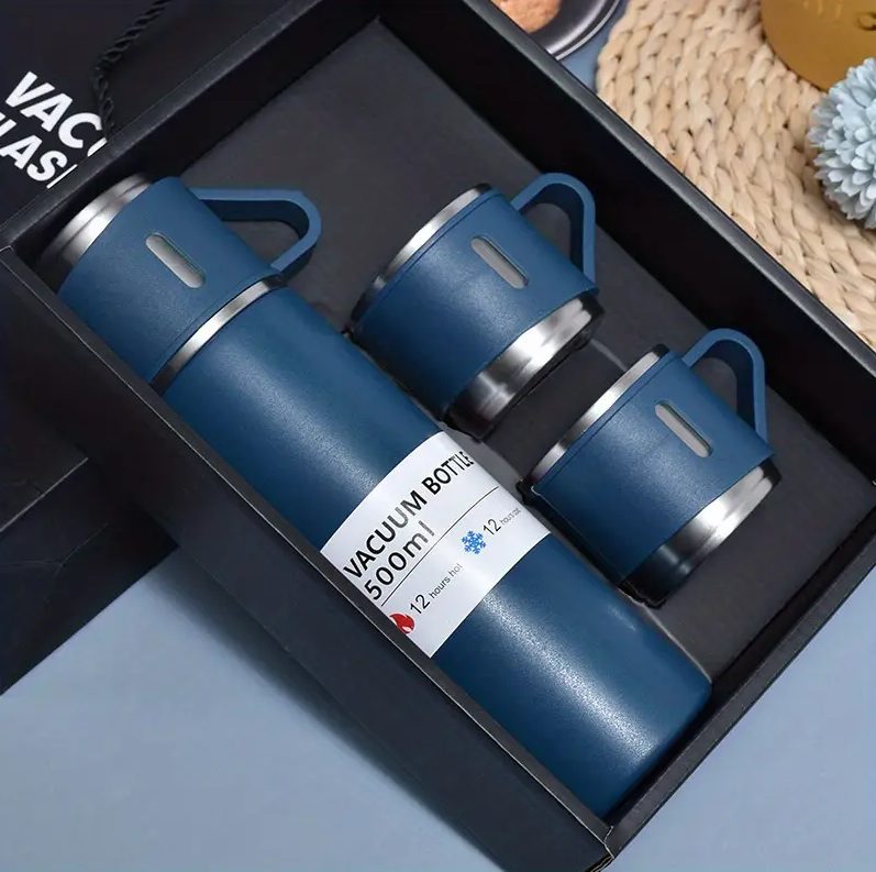 Termo portátil con tazas