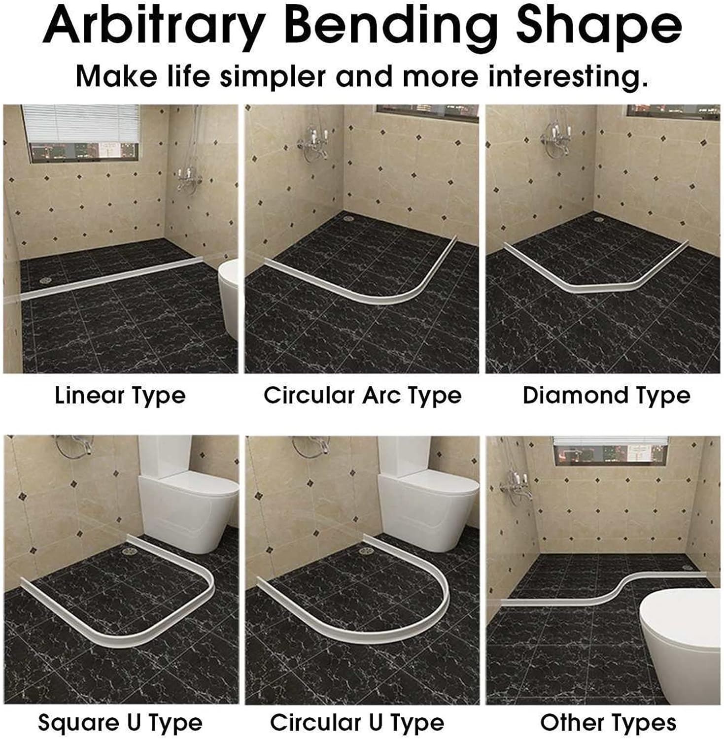 Tira impermeable para baño