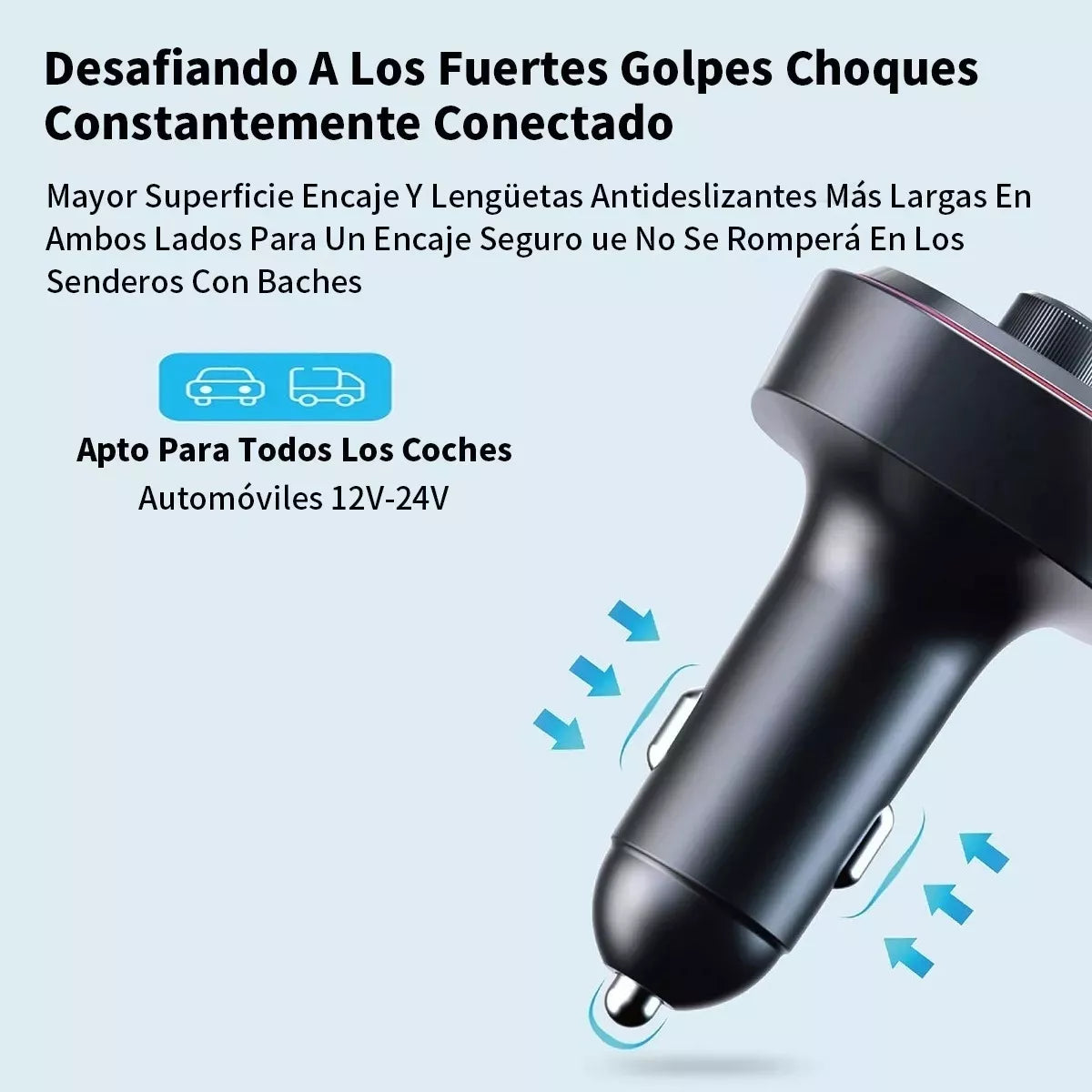 Trasmisor Fm Bluetooh Con Carga Rápida