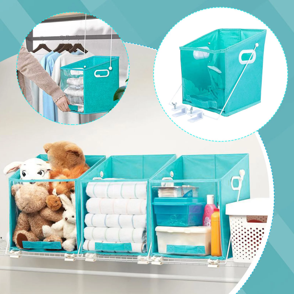 Organizador De Ropa Cesta Plegable