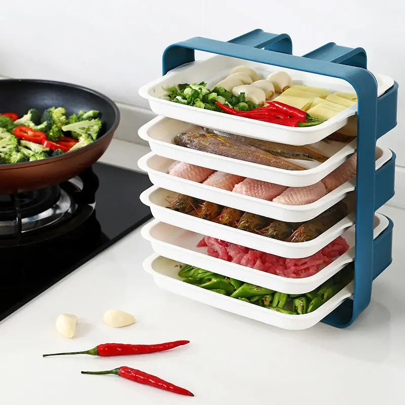 Soporte organizador de Carnes Alimentos