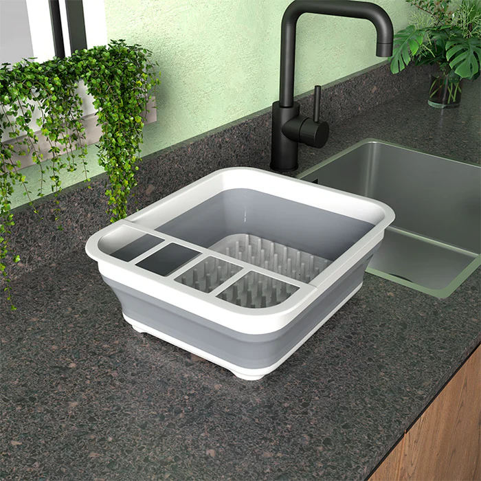 Escurridor De Platos Plegable Organizado