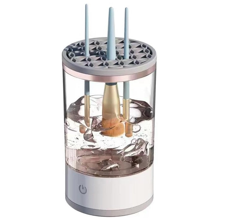 Limpiador de brochas de maquillaje eléctrico