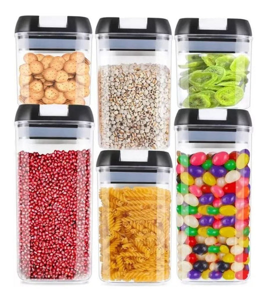 Set Organizador De Granos Para Cocina 7 Pcs